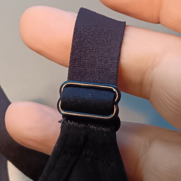 Gymshark women's black padded cup sports athletic bra sz Medium - Picture 6 of 12